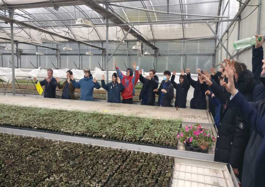 Visita a «La Veguilla»