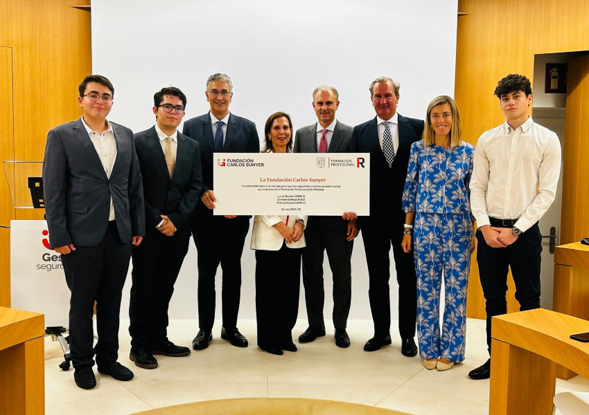 Fundación Carlos Sunyer fomenta el talento de los alumnos de Retamar FP